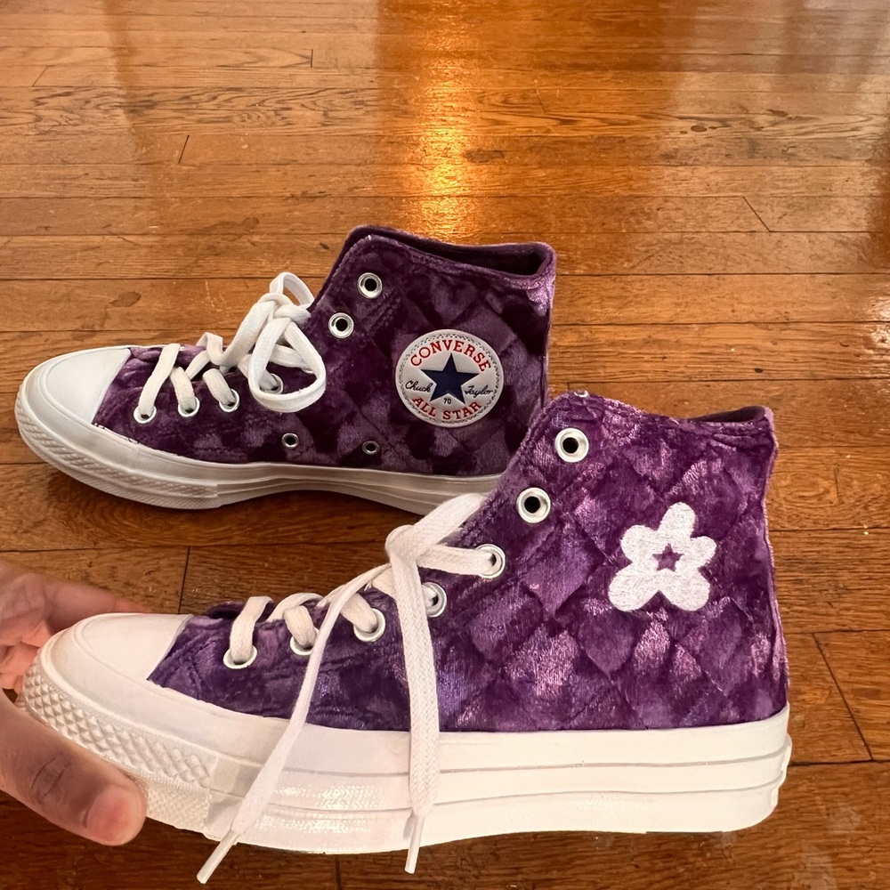* NWB* Converse x Golf Le Fleur Purple Velvet High Tops | Sz 7